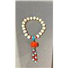 Image 2 : SINO-TIBETAN CONCH AND RED CORAL PRAYER BRACELET