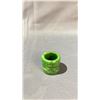 Image 1 : MOTTLED GREEN JADE ARCHER RING