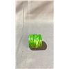 Image 2 : MOTTLED GREEN JADE ARCHER RING