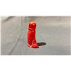 Image 1 : JAPANESE RED CORAL SNUFF BOTTLE