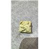 Image 1 : PALE WHITE SOAP STONE SEAL APPOX 1 1/2" LONG & WIDE