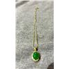 Image 2 : BURMESE SPINACH GREEN JADEITE NECKLACE