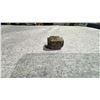 Image 1 : DARK MOTTLED JADE PRAYER BEAD APPROX 1" LONG