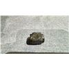 Image 2 : DARK MOTTLED JADE PRAYER BEAD APPROX 1" LONG