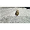 Image 2 : CRUDE MOTTLED JADE STONE ORNAMENT APPROX 2" LONG