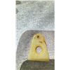 Image 1 : WHITE JADE PRAYER JADE DISC APPROX 2"