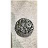Image 1 : OPENWORK MOTTLED GREEN JADE STONE PLAQUE APPROX 3"