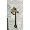 Image 2 : ARCHAIC BRONZE AXE PRAYER PENDANT APPROX 4" LONG
