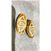 Image 2 : PAIR OF TIBETAN EYES DZI BEADS APPROX 1 1/2"