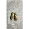 Image 2 : PAIR OF TIBETAN "HOLLOW SUN" DZI BEADS APPROX 1 3/4"