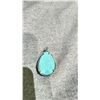 Image 2 : JAPANESE SYNTHETIC TURQUOISE PENDANT