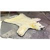 Image 2 : POLAR BEAR RUG WITH PAPERS APPROXIMATELY 89 INCHES FROM TAIL TO NOSE