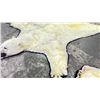 Image 5 : POLAR BEAR RUG WITH PAPERS APPROXIMATELY 105 INCHES FROM TAILS TO THE NOSE