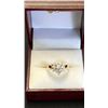 Image 3 : 14KT YELLOW AND WHITE GOLD DIAMOND SET RING. SIZE 6.5 APPRAISAL VALUE $3,050.- MADE IN