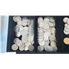 Image 2 : LARGE LOT OF CANADIAN CURRENCY INCLUDING SOME AMERICAN STEEL PENNIES , BUFFALO NICKEL & A 1942