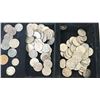 Image 4 : LARGE LOT OF CANADIAN CURRENCY INCLUDING SOME AMERICAN STEEL PENNIES , BUFFALO NICKEL & A 1942