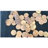 Image 6 : LARGE LOT OF CANADIAN CURRENCY INCLUDING SOME AMERICAN STEEL PENNIES , BUFFALO NICKEL & A 1942
