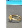 Image 2 : 14K GOLD DIAMOND RING SIZE 6
