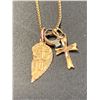Image 2 : 10K GOLD NECKLACE WITH 10K GOLD PENDANT