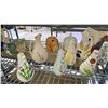 Image 2 : LOT OF ASSORTED SALT AND PEPPER SHAKERS, TEA CUP, VASE AND MORE