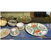 Image 2 : LOT OF TEA CUPS, PLATES, DECOR, DISPLAY STANDS AND MORE