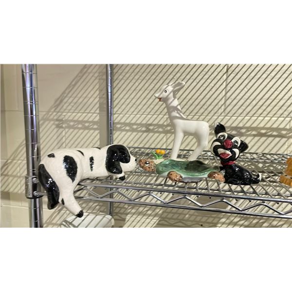 LOT OF ASSORTED ANIMAL FIGURINES