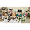 Image 3 : LOT OF STAFFORDSHIRE TOBY MUGS AND FIGURINES
