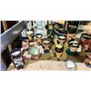 Image 2 : SHELF LOT OF ASSORTED STAFFORDSHIRE TOBY MUGS, AND MORE