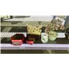 Image 1 : LOT OF ASSORTED ITEMS INCLUDING; CARVED DRAGON, JEWELRY BOXES, FAUX PLANT AND MORE