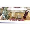 Image 1 : LOT OF ASSORTED BUDDHAS INCLUDING; ROSE WOOD, STONE AND MORE
