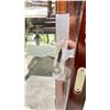 Image 3 : CHINESE ROSE WOOD HANGING DISPLAY UNIT *WITH KEY*