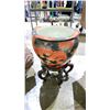 Image 1 : FISH BOWL ON CHINESE ROSE WOOD STAND