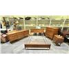 Image 1 : DANISH MODERN BEDROOM SET INCLUDING DRESSERS, SIDE TABLE AND BED FRAME