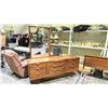 Image 2 : DANISH MODERN BEDROOM SET INCLUDING DRESSERS, SIDE TABLE AND BED FRAME