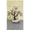 Image 1 : AMETHYST BONSAI TREE ON AMETHYST BASE APPROX 11"