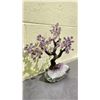 Image 2 : AMETHYST BONSAI TREE ON AMETHYST BASE APPROX 11"