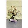 Image 1 : CHAKRA BONSAI TREE ON AMETHYST BASE APPROX 11" RETAIL $1500