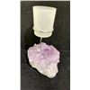 Image 2 : AMETHYST CANDLE HOLDER RETAIL $380