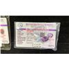Image 3 : FACETED AMETHYST 8.15CT RETAIL $1100, AND GENUINE NATURAL RUDRAKSHA 5 FACE RETAIL $400