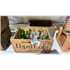 Image 3 : SHELF OF VINTAGE SODA CRATES & BOTTLES INCLUDING; PEPSI-COLA, HI-SPOT, CANADA DRY & COCA-COLA