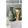 Image 1 : CLAY VASE BY ANDREW LOCO & VASE MADE IN W. GERMANY