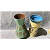 Image 2 : CLAY VASE BY ANDREW LOCO & VASE MADE IN W. GERMANY