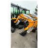 Image 3 : MIVA VA13C 2024 YELLOW 13.5 HP GAS POWERED ENCLOSED RUBBER TRACK MINI EXCAVATOR WITH ATTACHED