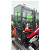 Image 2 : MIVA VA13C 2024 RED 13.5 HP GAS POWERED ENCLOSED RUBBER TRACK MINI EXCAVATOR WITH ATTACHED