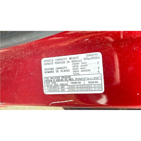 2006 MAZDA 3 TOURING EDITION RED VIN JM1BK12F161495788 - Able Auctions