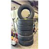 Image 1 : SET OF 6 MICHELIN XDS 2 245/70 R19.5 M+S COMMERCIAL VEHICLE TIRES *NO RIMS*