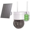 Image 1 : WEBCATLY WiFi Solar Security Camera，Extra Long Standby Camera Outdoor，Dual-Light
