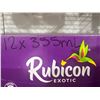 Image 3 : CASE LOT - Rubicon Exotic sparkling passion fruit beverage 12 x 355mL