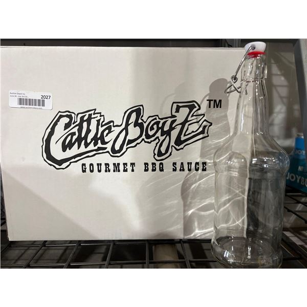 CASE LOT - Cattle Boy Z Gourmet BBQ 12 bottles with lids