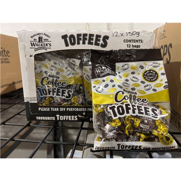 CASE LOT - Walker's Arabica Coffee Toffeesc 12 x 150g
